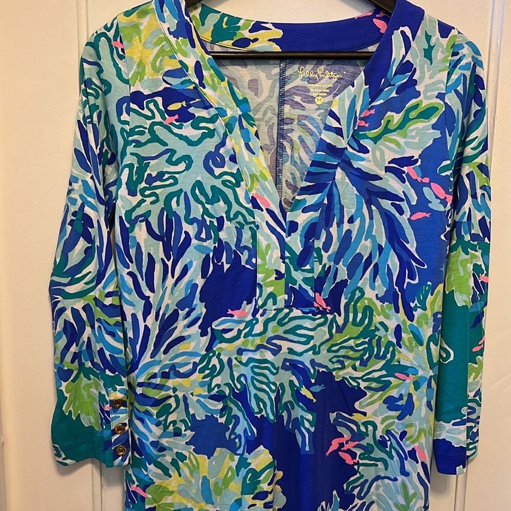 Lilly Pulitzer RIVA Dress - WADE AND SEA. Size Medium - Picture 2 of 8